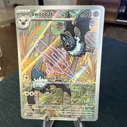 Swoobat 2025 Pokemon White Flare Illustration Card 120/086 Rare - Image 1