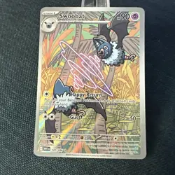 Swoobat 2025 Pokemon White Flare Illustration Card 120/086 Rare - Image 2