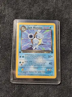 Pokemon Dark Blastoise 1st Edition Non-Holo Card 20/82 - Image 1