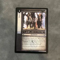 LORD OF THE RINGS TCG TWO TOWERS RARE CARD 4R19 HIDES LP - Image 1