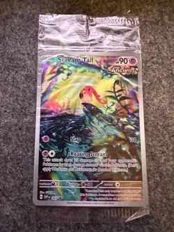 Scream Tail 065 SVP Holo Pokemon Card NM SEALED!! Paradox Rift ETB Promo - Image 1