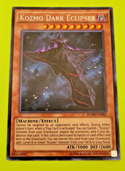Yu-Gi-Oh Kozmo Dark Eclipser Secret Rare BOSH-EN085 Nm - Image 1