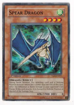Spear Dragon - YSD-EN015 - Common - 1st - Yu-Gi-Oh! MP - Image 1