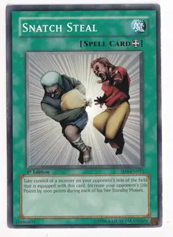Yu-Gi-Oh! Snatch Steal SD4-EN015 Fury from the Deep 1st Edition Common LP - Image 1