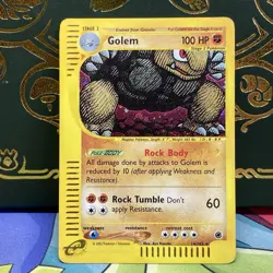 Pokemon TCG Golem Expedition Base Set Holo Rare Card 14/165 LP - Image 1