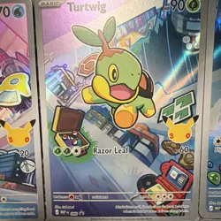 Pokemon TCG MEP Promo Holo Piplup Turtwig Chimchar Popplio Litten 6 Card Lot - Image 3