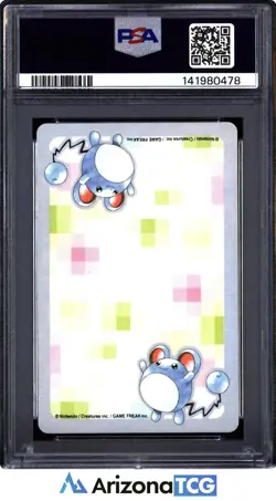 Pokemon 2000 Ledian 166 Queen Of Diamonds Silver Playing Card Japanese PSA 10 - Image 2