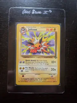 🔥🔥Jolteon 20/64 Jungle Non-Holo Rare Pokemon Card NM/MT🔥🔥 - Image 1