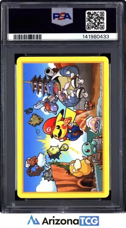 Pokemon 2016 Mario Pikachu 4 Of Hearts Playing Cards Japanese GEM MINT PSA 10 - Image 2