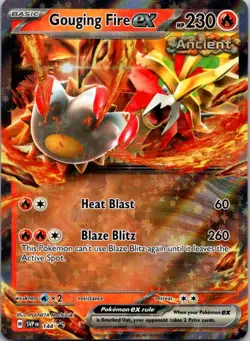 Gouging Fire ex 144 SV: Scarlet & Violet Promo Cards NM - Image 1