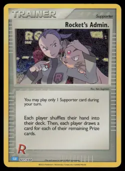 Rocket's Admin. (CLB) Holo Trading Card Game Classic 027/034 NM Pokemon - Image 1