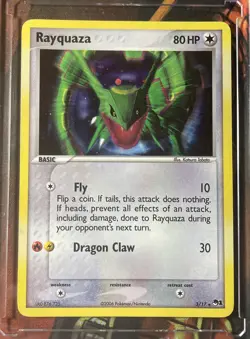 Pokemon - Rayquaza 3/17 POP Series 1 - Promo Holo 2006 Nintendo Card English NM+ - Image 1