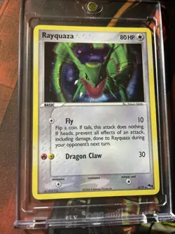 Pokemon - Rayquaza 3/17 POP Series 1 - Promo Holo 2006 Nintendo Card English NM+ - Image 2