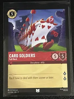 Disney Lorcana Alice in Wonderland Theme 3 Card Lot White Rabbit/King of Hearts - Image 2
