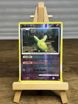 Pokemon Card - Budew Stormfront 33/100 Uncommon Reverse Holo - Yuka Morii - Image 1