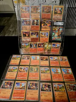 Charizard Evolution Lot 34 Cards + CGC 10 Charizard GX 🔥 Holo Rare Pokemon Bund - Image 1