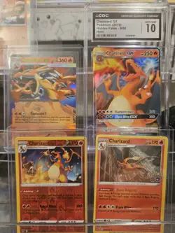 Charizard Evolution Lot 34 Cards + CGC 10 Charizard GX 🔥 Holo Rare Pokemon Bund - Image 3