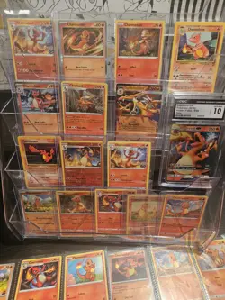 Charizard Evolution Lot 34 Cards + CGC 10 Charizard GX 🔥 Holo Rare Pokemon Bund - Image 5