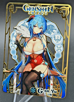 GanYu - genshin impact | Genshin Impact doujin art waifu Metal Card ccg - Image 1