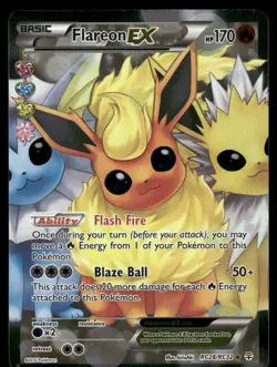 Pokemon Cards Flareon EX RC28/RC32 Generations Ultra Rare NM - Image 1