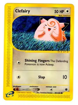 Clefairy 101/165 Expedition Base Set Regular - Pokemon Card LP - Image 1