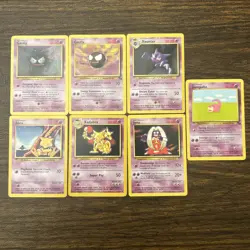 Pokemon 1999 Psychic Base Set/Fossil Lot TCG Vintage Cards - MP/LP - Image 1