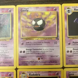 Pokemon 1999 Psychic Base Set/Fossil Lot TCG Vintage Cards - MP/LP - Image 3