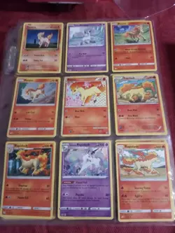 Pokemon Card/Tarjeta 5 Ponyta and 4 Rapidash cards, so cute!!!!. - Image 1