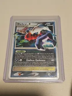 Pokemon TCG Darkrai LV.X Holo Card 104/106 Great Encounters (MP Condition) - Image 1