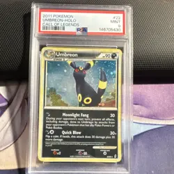 Pokemon Umbreon Call of Legends 22/95 Holo Rare 2011 PSA 9 Graded Card - Image 1