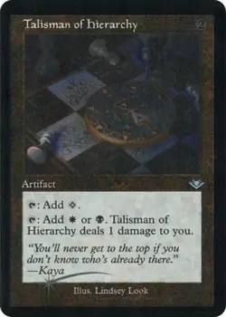 Talisman of Hierarchy (Retro Frame) (Foil Etched) -Foil Near Mint MTG - Image 1