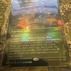 MTG Magic the gathering Boseiju Who Endures Borderless Foil nm - Image 4