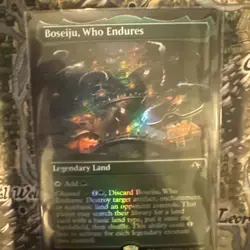 MTG Magic the gathering Boseiju Who Endures Borderless Foil nm - Image 5