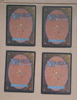 4x Stone Rain Limited Edition Beta LP MTG - Image 2