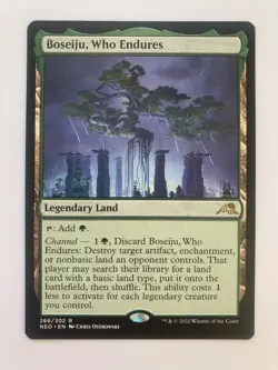 MTG Boseiju, Who Endures - Kamigawa: Neon Dynasty (NEO) #266 - Image 1