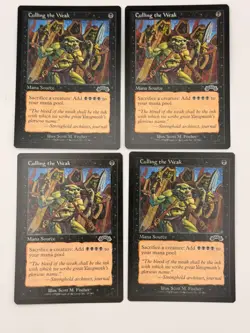 4x Culling the Weak Exodus in NM- MTG Magic the Gathering b - Image 1