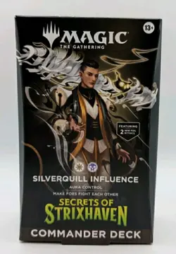 Silverquill Influence Commander Deck Secrets of Strixhaven MtG BRAND NEW SEALED - Image 1