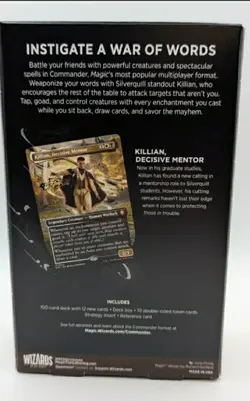 Silverquill Influence Commander Deck Secrets of Strixhaven MtG BRAND NEW SEALED - Image 2