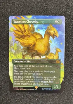 Traveling Chocobo (Borderless) (Chocobo Track Foil) Final Fantasy Foil - Image 1