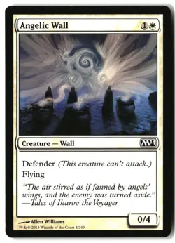 MTG Angelic Wall [M14 - 4] LP 2-54 - Image 1