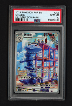 Steelix 208/182 Paradox Rift Illustration Rare PSA 10 Pokemon TCG - Image 1