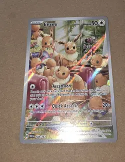 The Pokemon Company Eevee 188/167 SV06 Twilight Masquerade IR Full Art Holo - Image 1