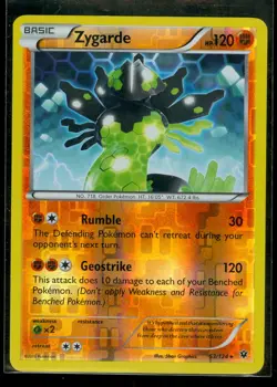 Pokemon ZYGARDE 53/124 - XY Fates Collide - RARE Rev Holo - MINT - Image 1