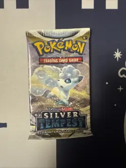 Pokemon TCG Silver Tempest Factory Sealed Booster Pack - Image 1