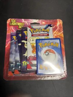 Pokemon TCG Lightning Set 5 Packs + 1 Bonus Card! Brand New/Sealed! - Image 1