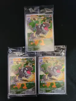3x Tyrunt 070 Promo Perfect Order Pokemon Card With Dividers SEALED - Image 1