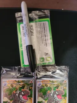 3x Tyrunt 070 Promo Perfect Order Pokemon Card With Dividers SEALED - Image 2