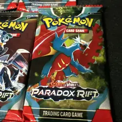 5x Pokemon TCG Paradox Rift Booster Packs Scarlet & Violet 5 Packs - Image 3