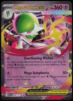 Mega Gardevoir ex 089/217 Double Rare Ascended Heroes Pokemon Near Mint - Image 1
