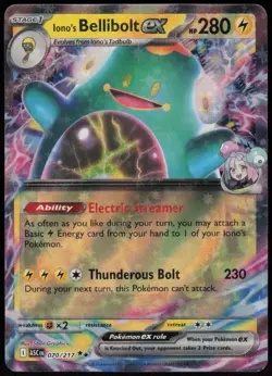 Iono's Bellibolt ex 070/217 Double Rare Ascended Heroes Pokemon Near Mint - Image 1